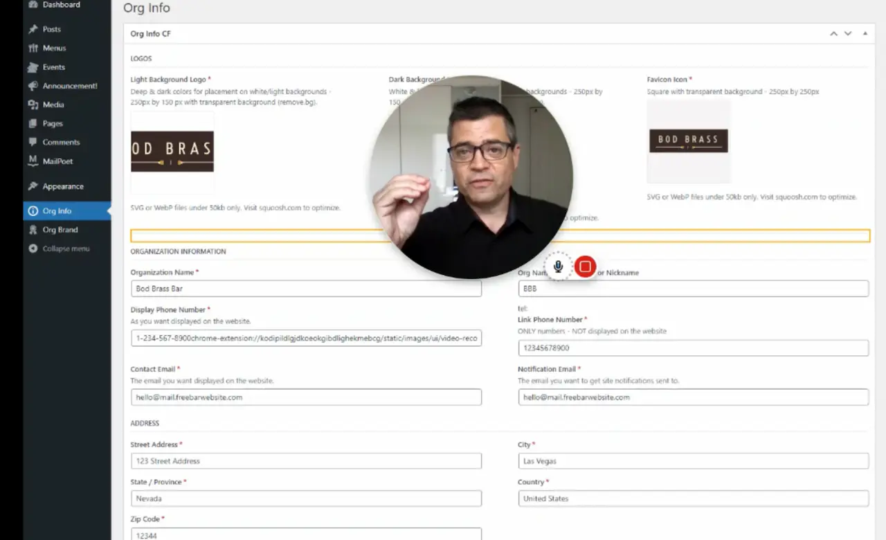 Website Training Videos
