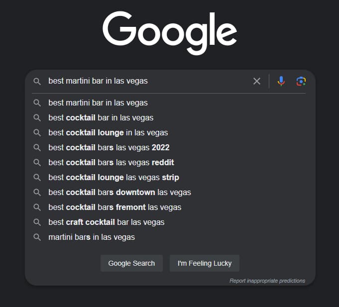 Keyword Research for Bars and Pubs